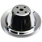 1955-68 Small Block Chevy Single Groove Upper Pulley, Short Water Pump