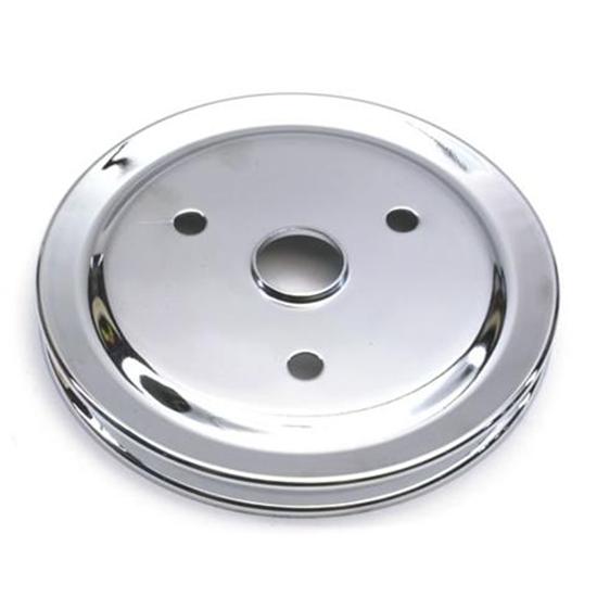1955-68 Small Block Chevy Single Groove Lower Pulley, Short Water Pump 1955-68 Small Block Chevy Single Groove Lower Pulley, Short Water Pump