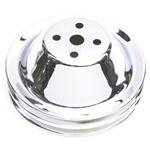 1955-1968 Chevy Short Pump Double Groove Upper Pulley