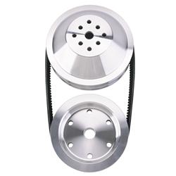 Speedway 1:1 Pulley Combo for Small Block Chevy Long Water Pump