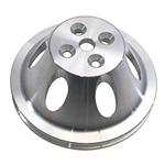 Small Block Chevy Aluminum Single Upper Pulley, Short Pump
