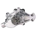 Speedway Small Block Chevy Short Aluminum Water Pump, Polished