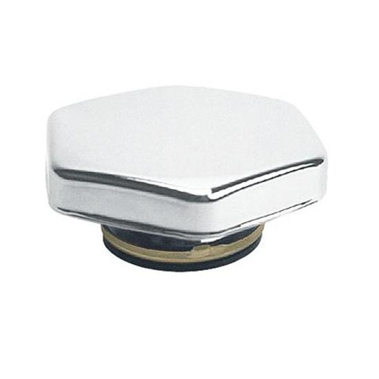 Hex Chrome Radiator Cap, 15 Lbs
