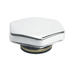 Hex Chrome Radiator Cap, 15 Lbs