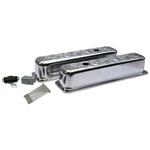 1987-Up Small Block Chevy Valve Covers, Flame Milled