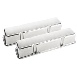 Small Block Chevy Polished Aluminum Tall Valve Covers