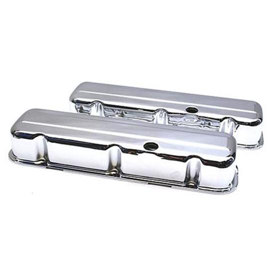 B/B Chevy Tall Chrome Valve Covers B/B Chevy Tall Chrome Valve Covers