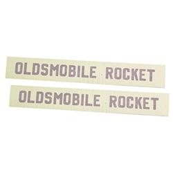 Technostalgia 2001 Oldsmobile Rocket Valve Cover Decal Set