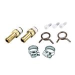Fuel and Oil Line Hose Nipple Fitting Kit, 3/8 Hose to 1/4 NPT