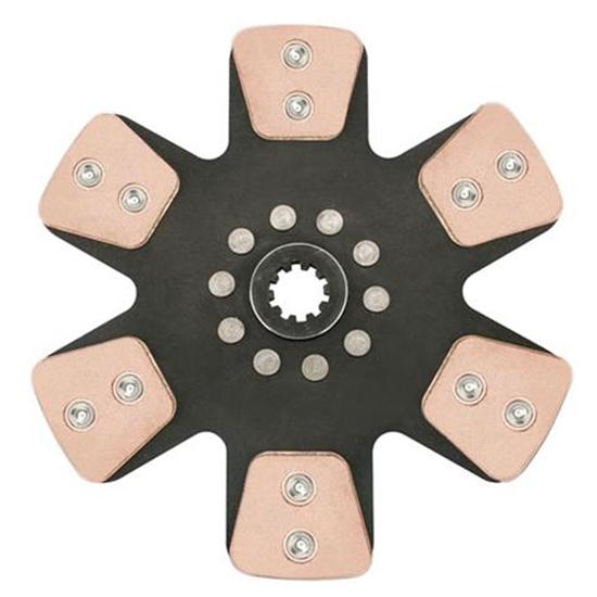 Ace Mfg. 10-1/2 In Metallic Clutch Disc, Solid Hub, 1-1/8 In 10-Spline Ace Mfg. 10-1/2 In Metallic Clutch Disc, Solid Hub, 1-1/8 In 10-Spline