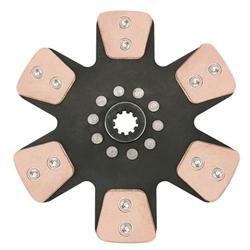 Ace Mfg. 10-1/2 Inch Metallic Clutch Disc, Solid Hub, 1-1/8 Inch 10-Spline