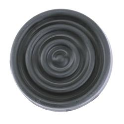 Brake Pedal Pad, Round, Rubber