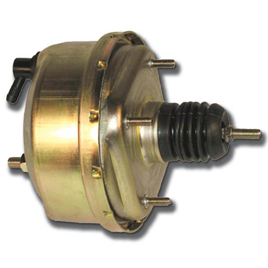 Speedway Single Diaphragm Power Brake Booster, 7 Inch, Chromate Finish