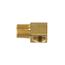 90 Degree 3/8-24 IFF to 1/8 Inch NPT Male Adapter Fitting 90 Degree 3/8-24 IFF to 1/8 Inch NPT Male Adapter Fitting