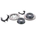 Basic Weld-On Rear Disc Brake Kit for 1969-77 GM Caliper, 1.96 Inch Backspace