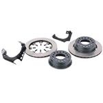 Basic Weld-On Rear Disc Brake Kit for 1969-77 GM Caliper, 1.96 Inch Backspace