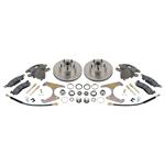 Disc Brake Kit, 1969-77 GM Caliper to Early Ford Spindle, 5 on 4-3/4 Inch
