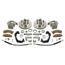 Mustang II Brake Kit for Early Chevy Spindles, Ford 4.5 Pattern