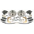 Front Disc Brake Kit, GM Mid-size to 1949-54 Chevy Spindle, 5 on 4-3/4