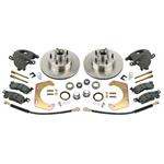 Front Disc Brake Kit, GM Mid-size to 1949-54 Chevy Spindle, 5 on 4-3/4