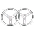 15 Inch Pro-Grip Aluminum Steering Wheel, Flat