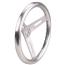 15 Inch Pro-Grip Aluminum Steering Wheel, Dish 15 Inch Pro-Grip Aluminum Steering Wheel, Dish