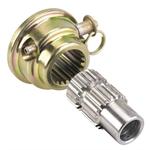 Pin-Style Quick Release Steel Steering Wheel Hub, 3/4 Inch Steel Shaft
