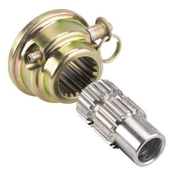 Pin-Style Quick Release Steel Steering Wheel Hub, 5/8 Inch Steel Shaft Pin-Style Quick Release Steel Steering Wheel Hub, 5/8 Inch Steel Shaft