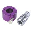 Aluminum Quick Release Steering Wheel Hub, Splined, 5/8 Inch