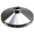 Single Groove Power Steering Pump Pulley, Billet Aluminum, Short Pump