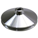 Single Groove Power Steering Pump Pulley, Billet Aluminum, Short Pump