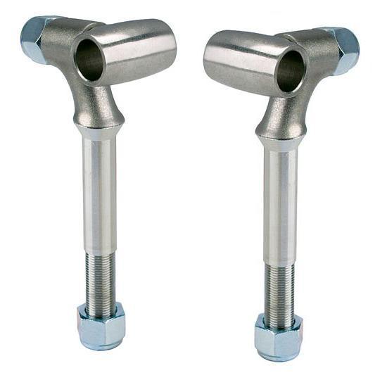 Garage Sale - Forged Adjustable Spring Perches, Plain Stainless Garage Sale - Forged Adjustable Spring Perches, Plain Stainless