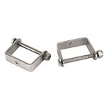 Stainless Steel Spring Clamps, 1-3/4 Inch Wide Leaf Spring