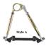 IMCA Modified Adj. Upper Control Arms Offset w/ Cross Shaft, 10-1/4 Inch IMCA Modified Adj. Upper Control Arms Offset w/ Cross Shaft, 10-1/4 Inch
