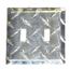 Diamond Plate Dual Switch Cover Plate Diamond Plate Dual Switch Cover Plate