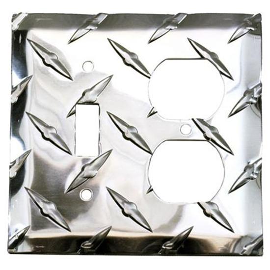 Diamond Plate Switch-Outlet Cover Plate Diamond Plate Switch-Outlet Cover Plate