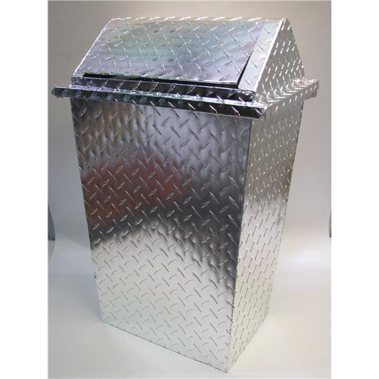Garage Sale Diamond Plate Trash Can Free Shipping Speedway Motors
