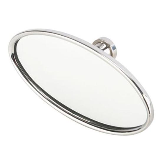 Speedway Stainless Steel Oval Interior Rear View Mirror Speedway Stainless Steel Oval Interior Rear View Mirror