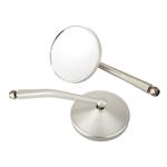 Billet Round Mirror, 5-1/2 Inch Arm