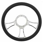Chrome Plated Billet Trinity Style Steering Wheel