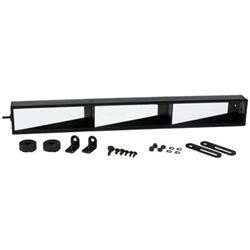 3-Panel Racing Wide Angle Rear View Mirror, 20 Inches Wide