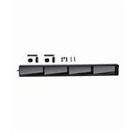 4-Panel Racing Wide Angle Rear View Mirror, 28 Inch Wide