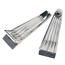 Ribbed Aluminum Headlight Brackets, Polished Ribbed Aluminum Headlight Brackets, Polished