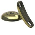 Model T Side Brackets for 9-1/2 Inch Lamp, Brass