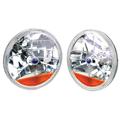 Speedway Tri-Bar Replacement Headlights w/ Amber Turn Signal Lens