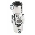 Sweet Mfg Chrome Steering U-Joint, 9/16-26 Spline, 3/4 DD, Mustang II Manual