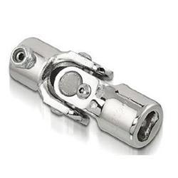 Sweet Mfg Chrome Steering U-Joint, 17MM DD, 3/4DD, Corvette, Citation Rack