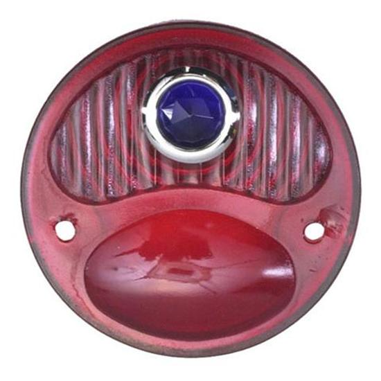 1928-1931 Ford Model A Blue Dot Tail Light Lens 1928-1931 Ford Model A Blue Dot Tail Light Lens