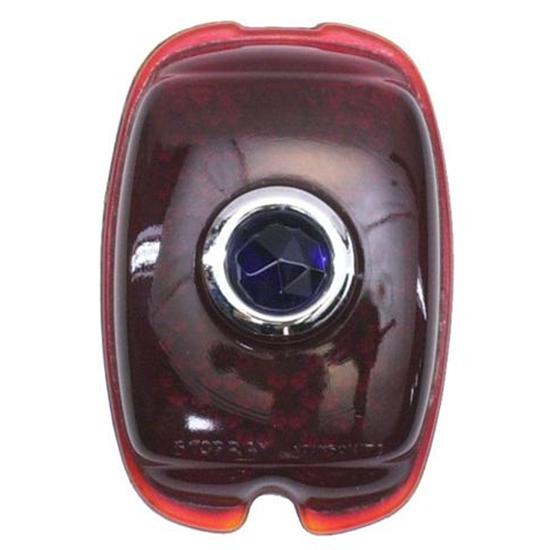 1937-1938 Chevy Blue Dot Tail Light Lens, Passenger Car 1937-1938 Chevy Blue Dot Tail Light Lens, Passenger Car