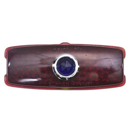 1941-1948 Chevy Blue Dot Tail Light Lens, Passenger Car 1941-1948 Chevy Blue Dot Tail Light Lens, Passenger Car
